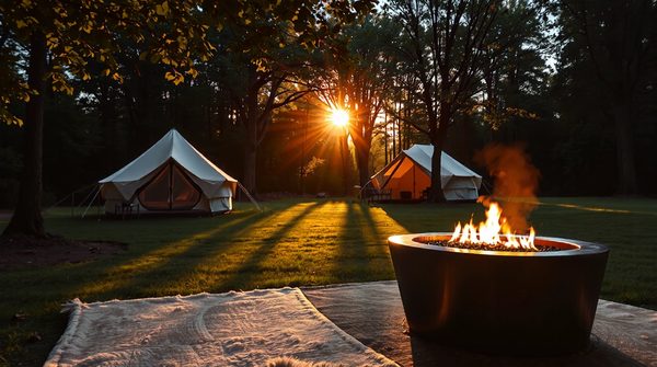 Séjournez au sommet du confort avec le camping de luxe